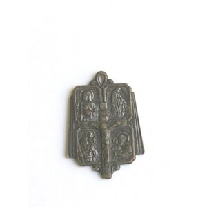 Vintage Catholic Identification Medal Please Call A Priest